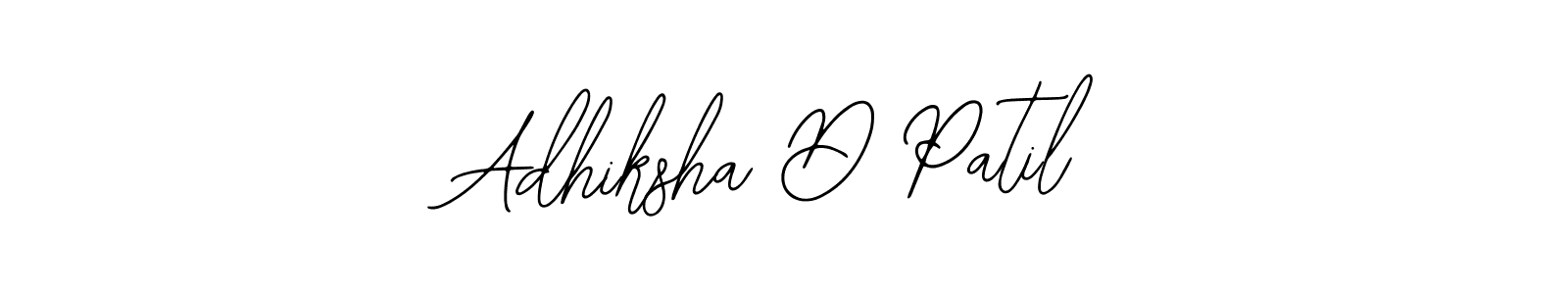 Design your own signature with our free online signature maker. With this signature software, you can create a handwritten (Bearetta-2O07w) signature for name Adhiksha D Patil. Adhiksha D Patil signature style 12 images and pictures png
