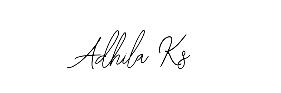 You can use this online signature creator to create a handwritten signature for the name Adhila Ks. This is the best online autograph maker. Adhila Ks signature style 12 images and pictures png