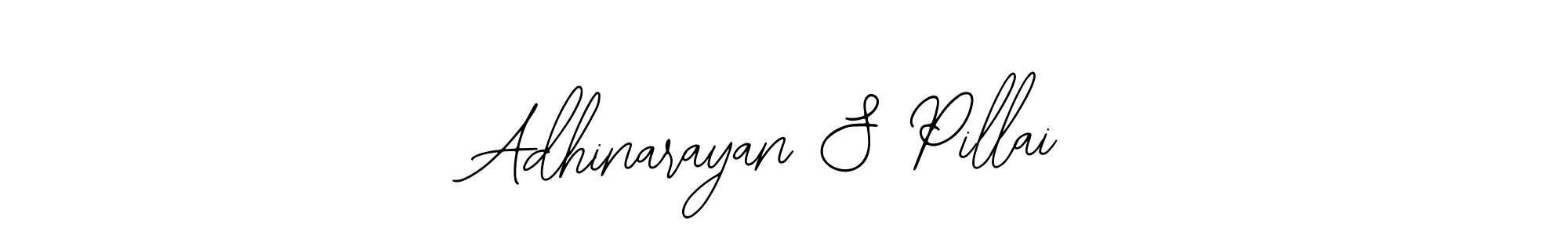 Create a beautiful signature design for name Adhinarayan S Pillai. With this signature (Bearetta-2O07w) fonts, you can make a handwritten signature for free. Adhinarayan S Pillai signature style 12 images and pictures png