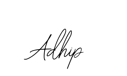 Design your own signature with our free online signature maker. With this signature software, you can create a handwritten (Bearetta-2O07w) signature for name Adhip. Adhip signature style 12 images and pictures png