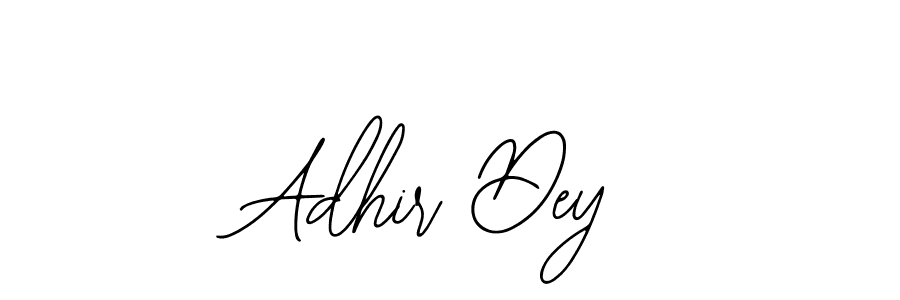 Use a signature maker to create a handwritten signature online. With this signature software, you can design (Bearetta-2O07w) your own signature for name Adhir Dey. Adhir Dey signature style 12 images and pictures png