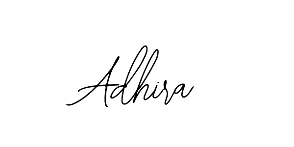 How to make Adhira name signature. Use Bearetta-2O07w style for creating short signs online. This is the latest handwritten sign. Adhira signature style 12 images and pictures png