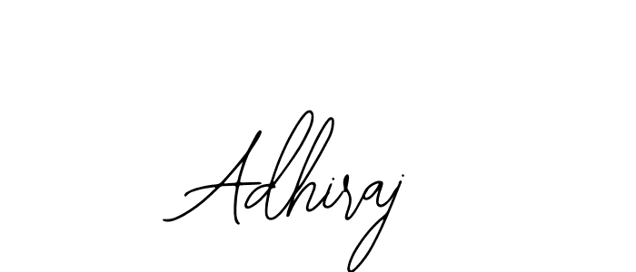 How to make Adhiraj name signature. Use Bearetta-2O07w style for creating short signs online. This is the latest handwritten sign. Adhiraj signature style 12 images and pictures png