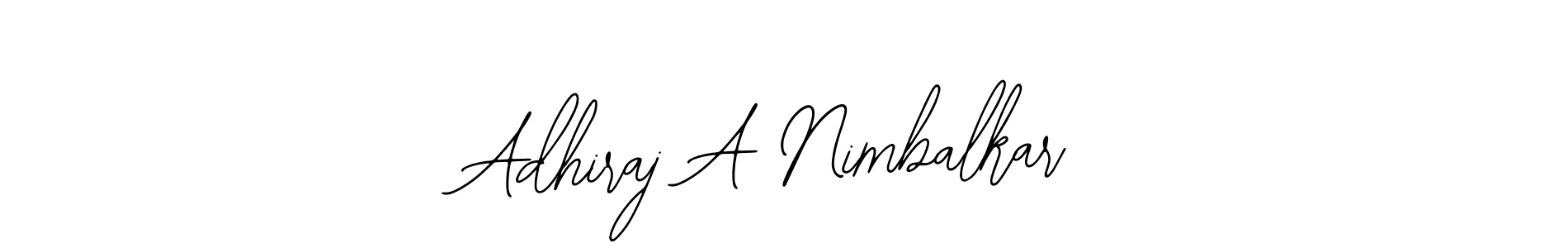 Make a beautiful signature design for name Adhiraj A Nimbalkar. Use this online signature maker to create a handwritten signature for free. Adhiraj A Nimbalkar signature style 12 images and pictures png