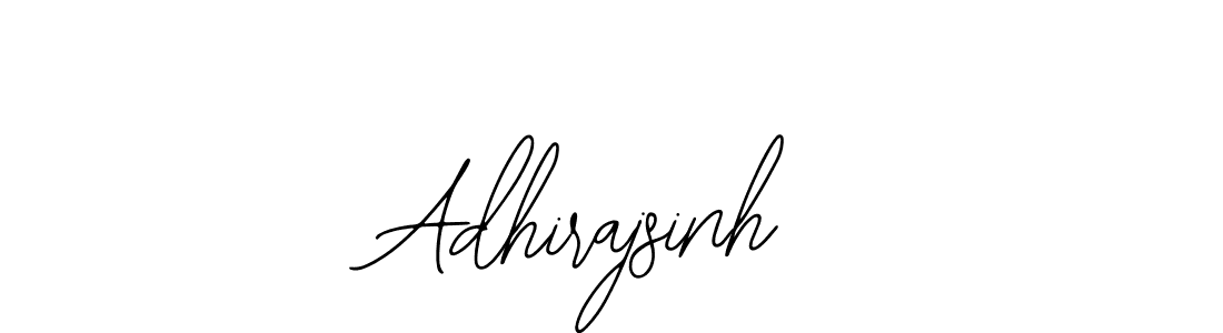 How to make Adhirajsinh name signature. Use Bearetta-2O07w style for creating short signs online. This is the latest handwritten sign. Adhirajsinh signature style 12 images and pictures png