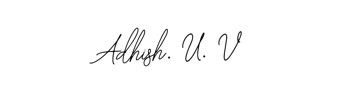 How to make Adhish. U. V signature? Bearetta-2O07w is a professional autograph style. Create handwritten signature for Adhish. U. V name. Adhish. U. V signature style 12 images and pictures png