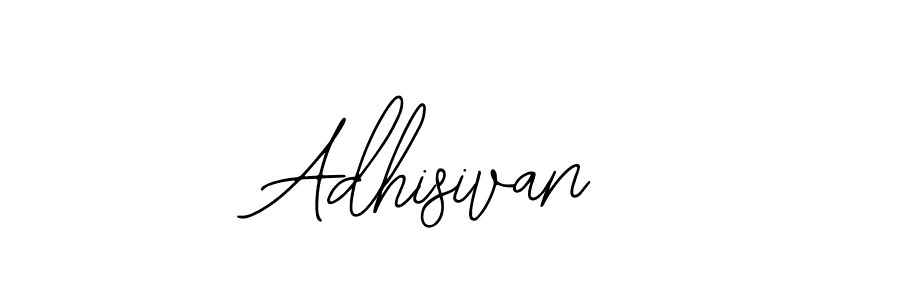 How to make Adhisivan name signature. Use Bearetta-2O07w style for creating short signs online. This is the latest handwritten sign. Adhisivan signature style 12 images and pictures png