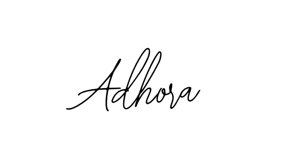 How to make Adhora name signature. Use Bearetta-2O07w style for creating short signs online. This is the latest handwritten sign. Adhora signature style 12 images and pictures png