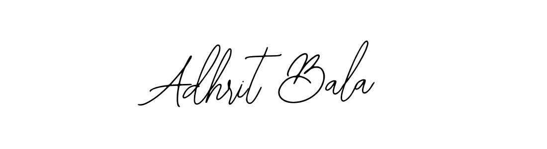 Make a beautiful signature design for name Adhrit Bala. With this signature (Bearetta-2O07w) style, you can create a handwritten signature for free. Adhrit Bala signature style 12 images and pictures png