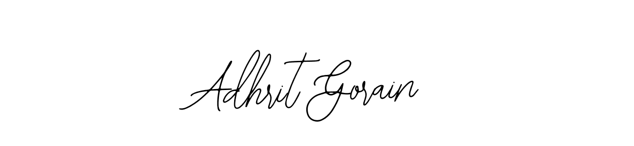 Also You can easily find your signature by using the search form. We will create Adhrit Gorain name handwritten signature images for you free of cost using Bearetta-2O07w sign style. Adhrit Gorain signature style 12 images and pictures png