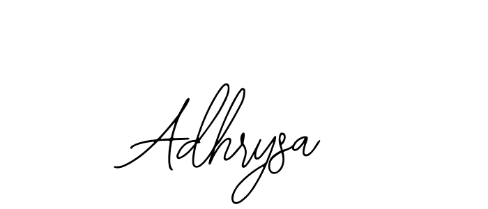 Design your own signature with our free online signature maker. With this signature software, you can create a handwritten (Bearetta-2O07w) signature for name Adhrysa. Adhrysa signature style 12 images and pictures png