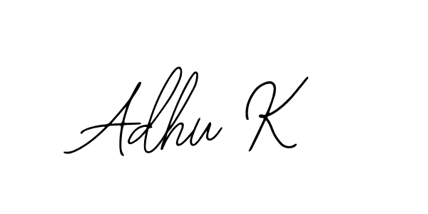 Adhu K stylish signature style. Best Handwritten Sign (Bearetta-2O07w) for my name. Handwritten Signature Collection Ideas for my name Adhu K. Adhu K signature style 12 images and pictures png