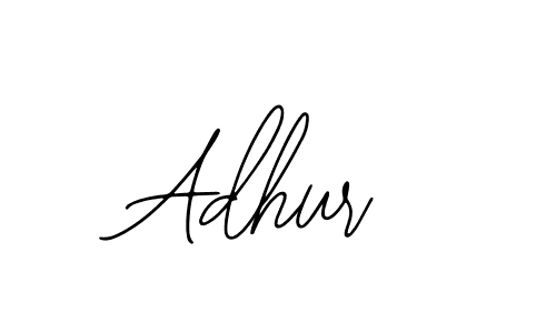 Also You can easily find your signature by using the search form. We will create Adhur name handwritten signature images for you free of cost using Bearetta-2O07w sign style. Adhur signature style 12 images and pictures png