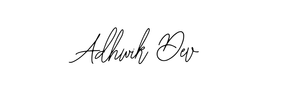 How to Draw Adhwik Dev signature style? Bearetta-2O07w is a latest design signature styles for name Adhwik Dev. Adhwik Dev signature style 12 images and pictures png