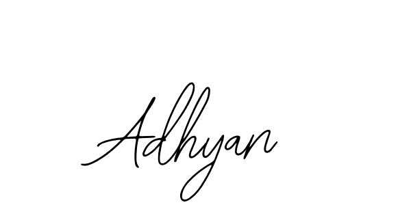 if you are searching for the best signature style for your name Adhyan. so please give up your signature search. here we have designed multiple signature styles  using Bearetta-2O07w. Adhyan signature style 12 images and pictures png