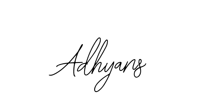 Use a signature maker to create a handwritten signature online. With this signature software, you can design (Bearetta-2O07w) your own signature for name Adhyans. Adhyans signature style 12 images and pictures png