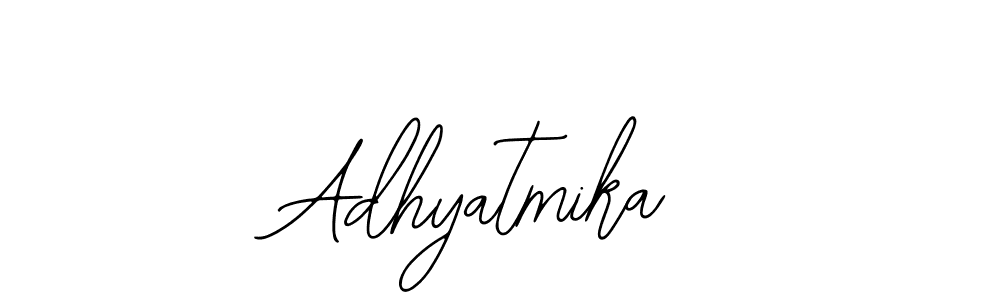Similarly Bearetta-2O07w is the best handwritten signature design. Signature creator online .You can use it as an online autograph creator for name Adhyatmika. Adhyatmika signature style 12 images and pictures png