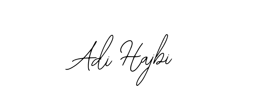 You should practise on your own different ways (Bearetta-2O07w) to write your name (Adi Hajbi) in signature. don't let someone else do it for you. Adi Hajbi signature style 12 images and pictures png