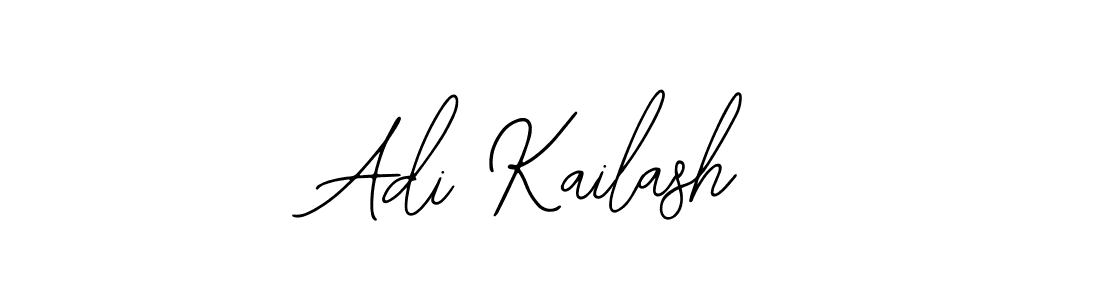 How to make Adi Kailash name signature. Use Bearetta-2O07w style for creating short signs online. This is the latest handwritten sign. Adi Kailash signature style 12 images and pictures png