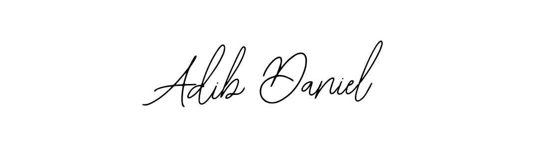 How to make Adib Daniel name signature. Use Bearetta-2O07w style for creating short signs online. This is the latest handwritten sign. Adib Daniel signature style 12 images and pictures png