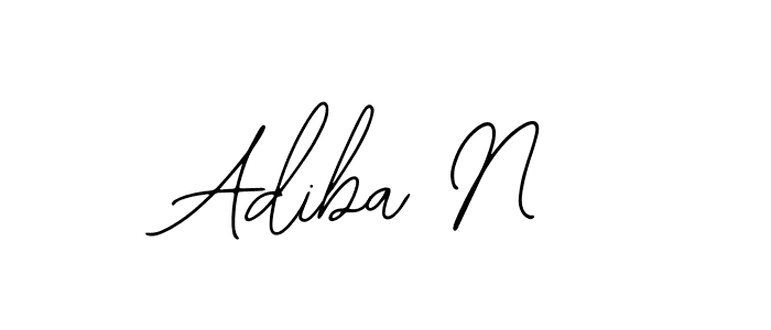 Make a beautiful signature design for name Adiba N. With this signature (Bearetta-2O07w) style, you can create a handwritten signature for free. Adiba N signature style 12 images and pictures png