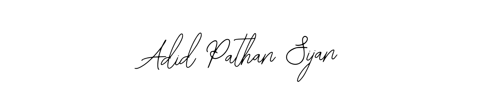 You should practise on your own different ways (Bearetta-2O07w) to write your name (Adid Pathan Sijan) in signature. don't let someone else do it for you. Adid Pathan Sijan signature style 12 images and pictures png