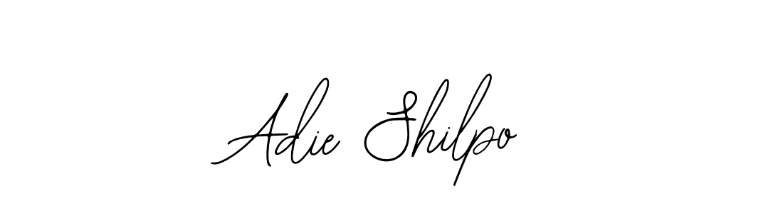 How to make Adie Shilpo name signature. Use Bearetta-2O07w style for creating short signs online. This is the latest handwritten sign. Adie Shilpo signature style 12 images and pictures png