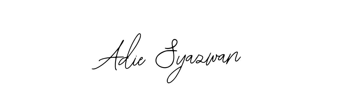 Create a beautiful signature design for name Adie Syazwan. With this signature (Bearetta-2O07w) fonts, you can make a handwritten signature for free. Adie Syazwan signature style 12 images and pictures png
