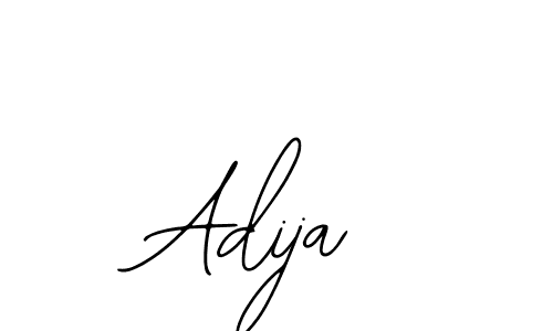 How to make Adija name signature. Use Bearetta-2O07w style for creating short signs online. This is the latest handwritten sign. Adija signature style 12 images and pictures png