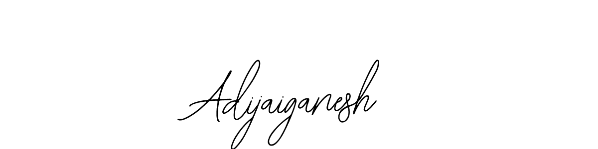 How to make Adijaiganesh name signature. Use Bearetta-2O07w style for creating short signs online. This is the latest handwritten sign. Adijaiganesh signature style 12 images and pictures png