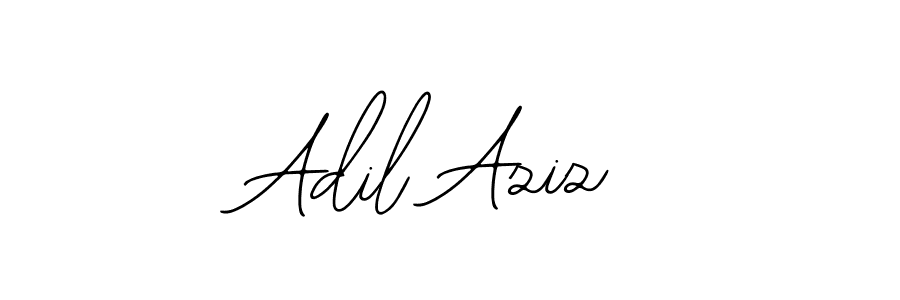 How to Draw Adil Aziz signature style? Bearetta-2O07w is a latest design signature styles for name Adil Aziz. Adil Aziz signature style 12 images and pictures png