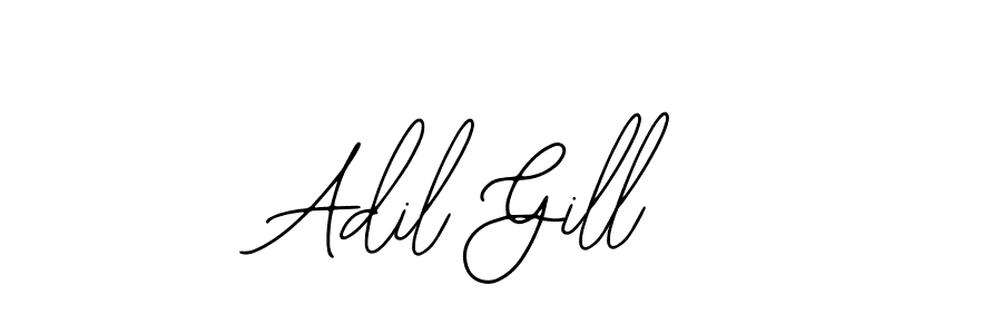 Use a signature maker to create a handwritten signature online. With this signature software, you can design (Bearetta-2O07w) your own signature for name Adil Gill. Adil Gill signature style 12 images and pictures png
