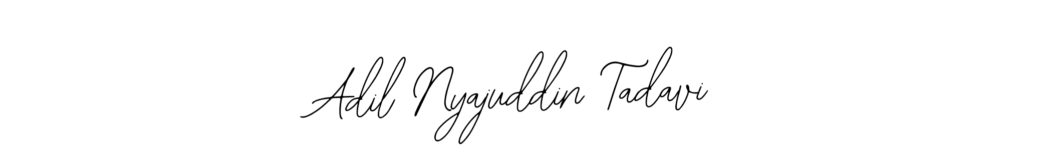 How to make Adil Nyajuddin Tadavi name signature. Use Bearetta-2O07w style for creating short signs online. This is the latest handwritten sign. Adil Nyajuddin Tadavi signature style 12 images and pictures png