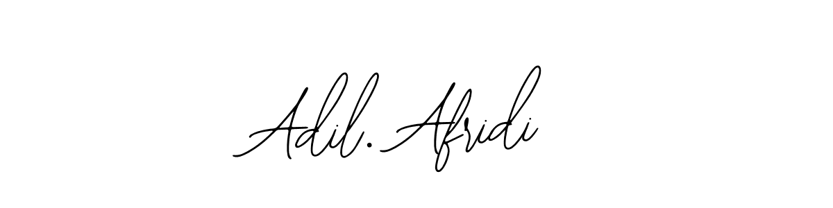 How to make Adil. Afridi name signature. Use Bearetta-2O07w style for creating short signs online. This is the latest handwritten sign. Adil. Afridi signature style 12 images and pictures png