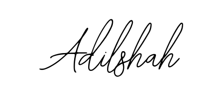 The Bearetta-2O07w typeface gives name Adilshah a refined look. Suitable for certificates, diplomas, and official verification. Adilshah signature style 12 images and pictures png