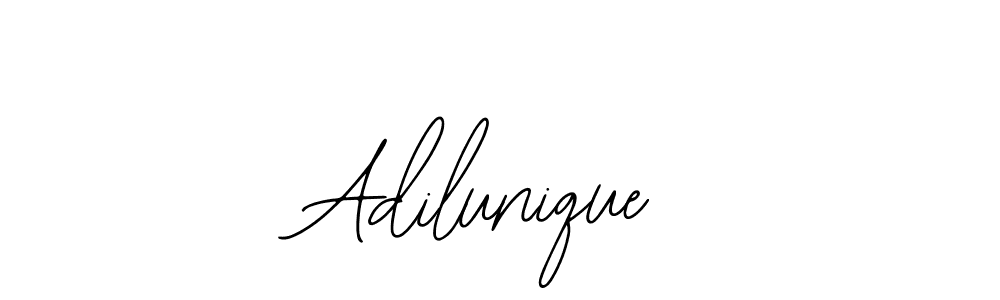 Design your own signature with our free online signature maker. With this signature software, you can create a handwritten (Bearetta-2O07w) signature for name Adilunique. Adilunique signature style 12 images and pictures png