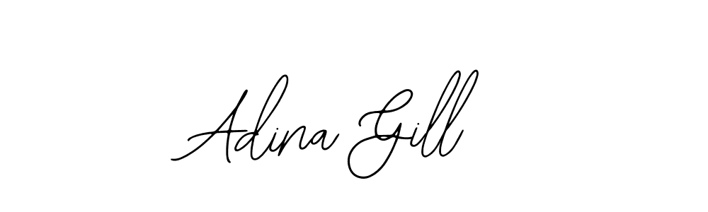 Adina Gill stylish signature style. Best Handwritten Sign (Bearetta-2O07w) for my name. Handwritten Signature Collection Ideas for my name Adina Gill. Adina Gill signature style 12 images and pictures png