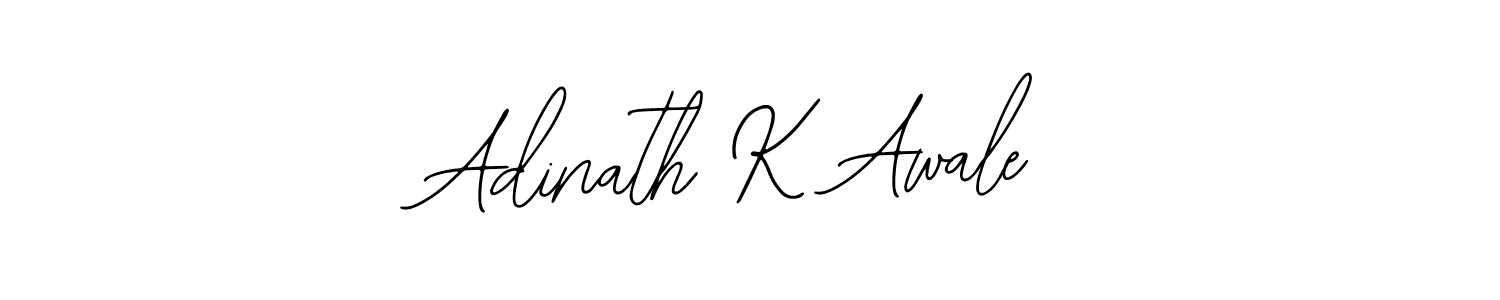 Bearetta-2O07w is a professional signature style that is perfect for those who want to add a touch of class to their signature. It is also a great choice for those who want to make their signature more unique. Get Adinath K Awale name to fancy signature for free. Adinath K Awale signature style 12 images and pictures png