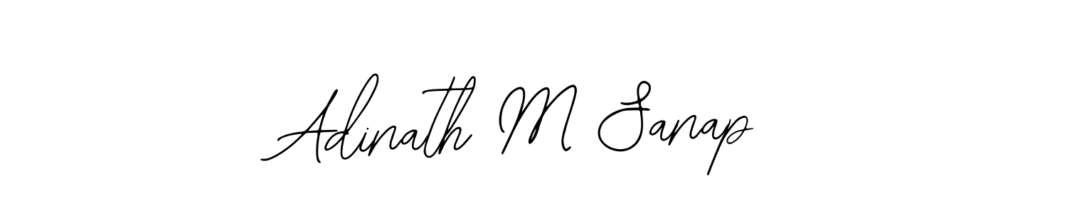How to make Adinath M Sanap signature? Bearetta-2O07w is a professional autograph style. Create handwritten signature for Adinath M Sanap name. Adinath M Sanap signature style 12 images and pictures png