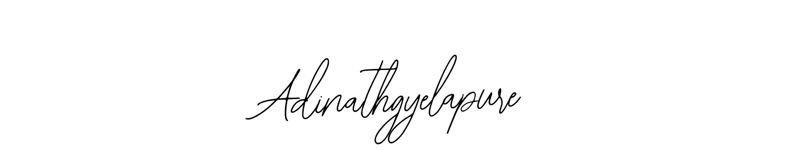 You should practise on your own different ways (Bearetta-2O07w) to write your name (Adinathgyelapure) in signature. don't let someone else do it for you. Adinathgyelapure signature style 12 images and pictures png