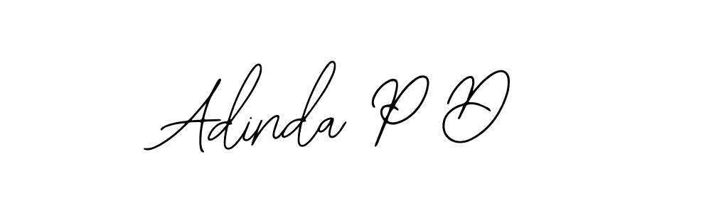 You can use this online signature creator to create a handwritten signature for the name Adinda P D. This is the best online autograph maker. Adinda P D signature style 12 images and pictures png