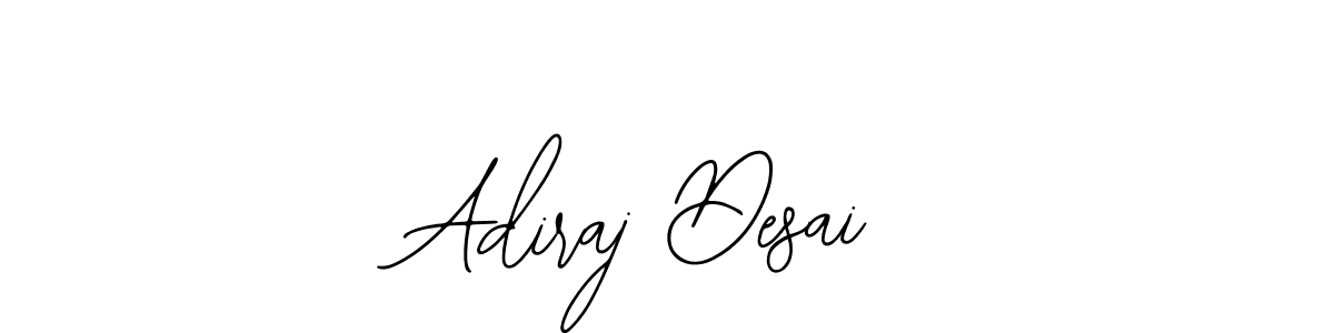 How to make Adiraj Desai name signature. Use Bearetta-2O07w style for creating short signs online. This is the latest handwritten sign. Adiraj Desai signature style 12 images and pictures png