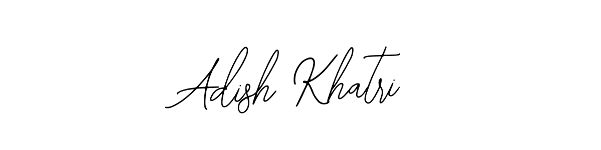 How to make Adish Khatri name signature. Use Bearetta-2O07w style for creating short signs online. This is the latest handwritten sign. Adish Khatri signature style 12 images and pictures png