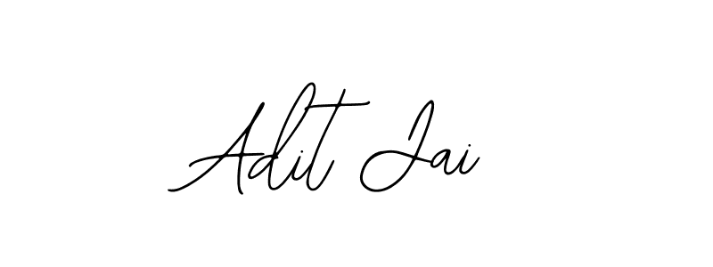 Design your own signature with our free online signature maker. With this signature software, you can create a handwritten (Bearetta-2O07w) signature for name Adit Jai. Adit Jai signature style 12 images and pictures png
