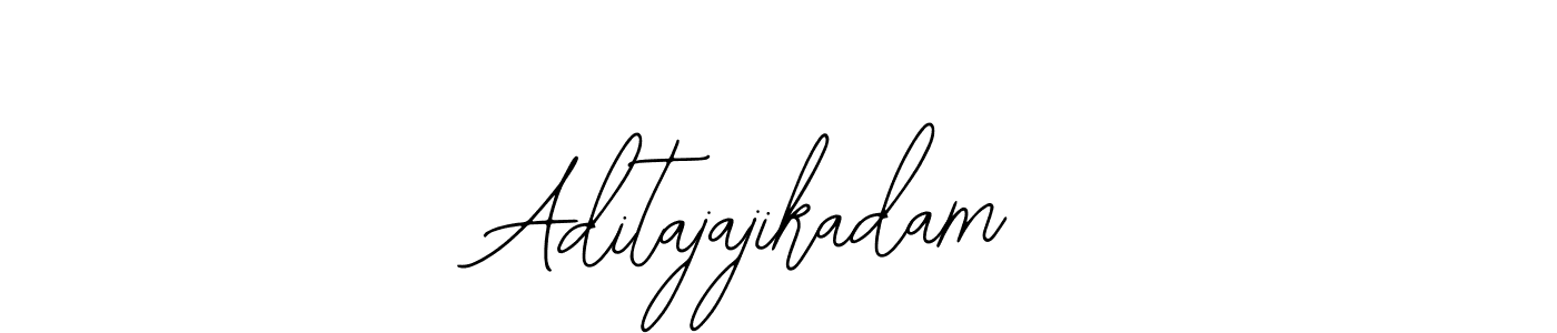 if you are searching for the best signature style for your name Aditajajikadam. so please give up your signature search. here we have designed multiple signature styles  using Bearetta-2O07w. Aditajajikadam signature style 12 images and pictures png