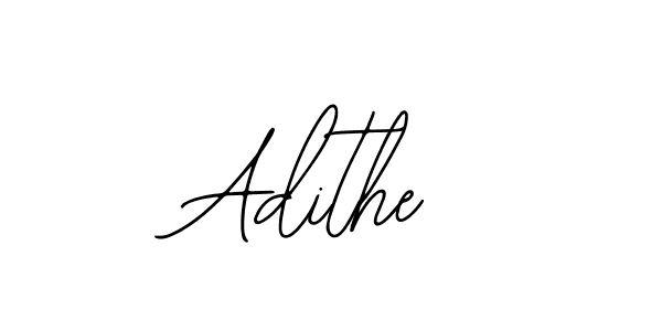 How to make Adithe name signature. Use Bearetta-2O07w style for creating short signs online. This is the latest handwritten sign. Adithe signature style 12 images and pictures png