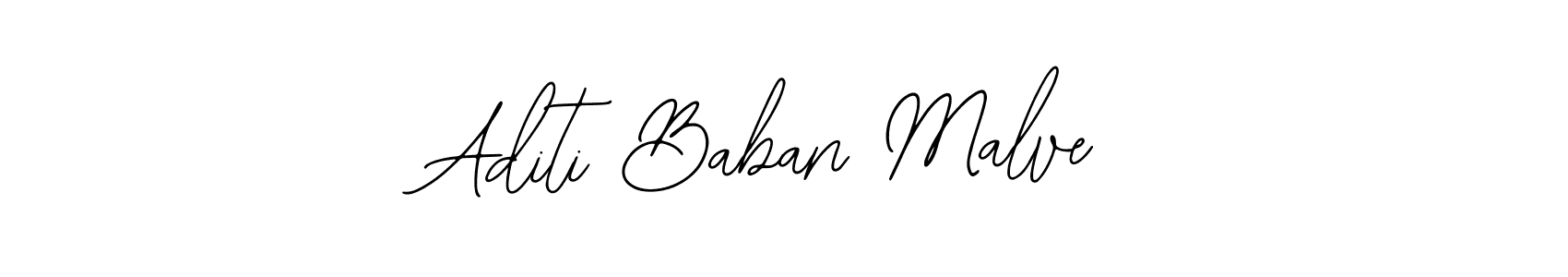 Similarly Bearetta-2O07w is the best handwritten signature design. Signature creator online .You can use it as an online autograph creator for name Aditi Baban Malve. Aditi Baban Malve signature style 12 images and pictures png