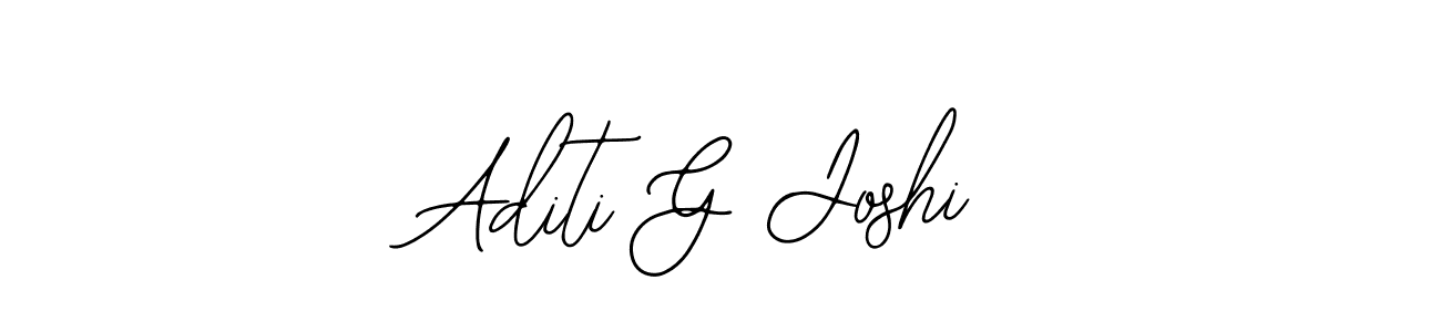 Also we have Aditi G Joshi name is the best signature style. Create professional handwritten signature collection using Bearetta-2O07w autograph style. Aditi G Joshi signature style 12 images and pictures png