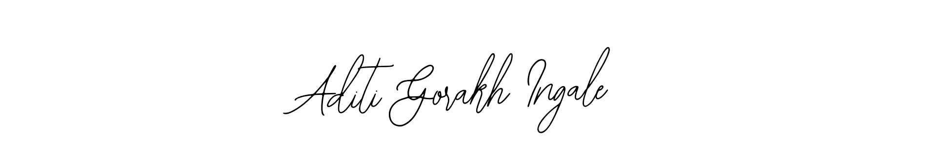 if you are searching for the best signature style for your name Aditi Gorakh Ingale. so please give up your signature search. here we have designed multiple signature styles  using Bearetta-2O07w. Aditi Gorakh Ingale signature style 12 images and pictures png