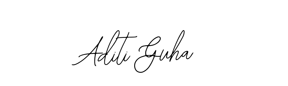 Bearetta-2O07w is a professional signature style that is perfect for those who want to add a touch of class to their signature. It is also a great choice for those who want to make their signature more unique. Get Aditi Guha name to fancy signature for free. Aditi Guha signature style 12 images and pictures png